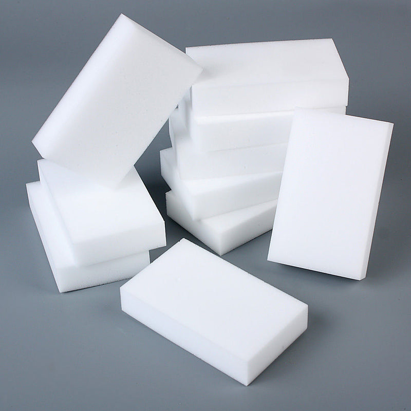 Set 10 bureti Magici sponge, UBX®, pentru toate tipurile de suprafete,  albi,  10x6x2cm Set 10 bureti Magici sponge, UBX®, pentru toate tipurile de suprafete,  albi,  10x6x2cm
